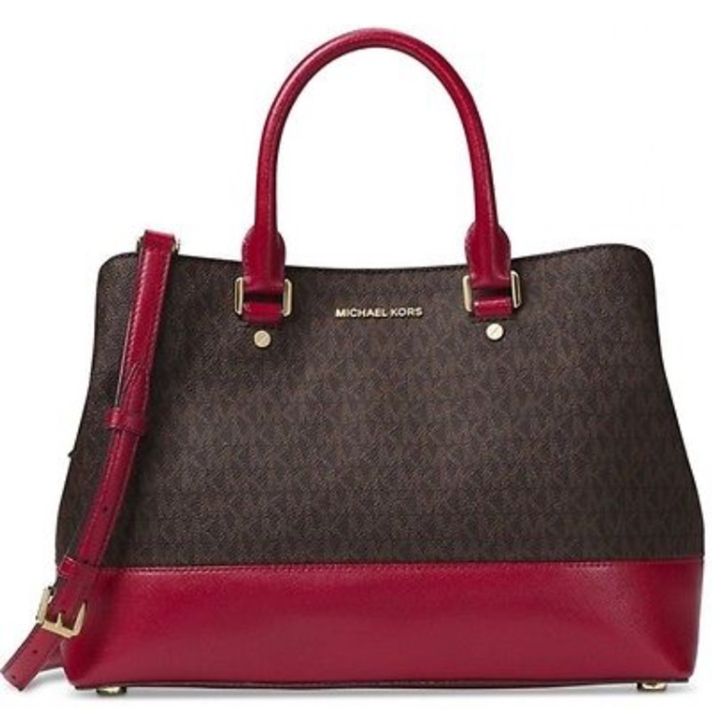 Mk signature savannah large Satchel